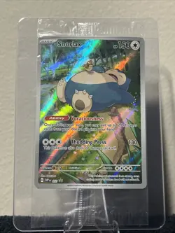 Pokemon TCG Snorlax 151 Promo Card Sealed - Image 1
