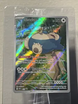 Pokemon TCG Snorlax 151 Promo Card Sealed - Image 4