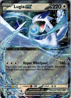 Lugia ex 082/131 SV: Prismatic Evolutions Holo Pokemon TCG NM - Image 1
