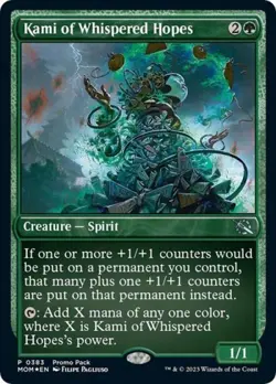 ~ Kami of Whispered Hopes ~ NM Foil ~ Promo Pack: March of the Machine ~ MTG ~ - Image 1