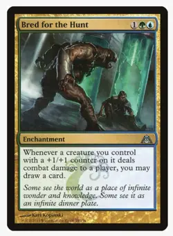 Bred for the Hunt (Foil) | Dragon's Maze DGM | EDH Staple | Simic +1/+1 Counters - Image 1