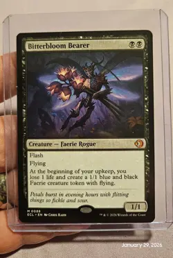 🔥 MTG - Bitterbloom Bearer - Lorwyn Eclipsed ECL Regular Mythic #088 NM 🔥 - Image 1