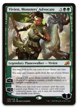Vivien, Monsters' Advocate #175 (NM) Ikoria IKO Magic MTG - Image 1