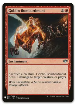 Goblin Bombardment #24 (NM) List Reprints LIST LIST Magic MTG - Image 1