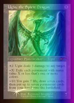 MTG Magic the Gathering Ugin, the Spirit Dragon (6/13) MagicFest 2025 LP FOIL - Image 1