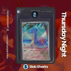 2025 POKEMON DESTINED RIVALS 194/182 MISTY'S LAPRAS ILLUSTRATION RARE - Image 1