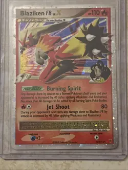 Blaziken FB LV.X 142/147 SV Rare LV.X Supreme Victors Holo Pokemon - Image 1