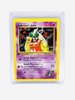 Sabrina’s Jynx 1st Edition Gym Heroes 59/132 WOTC Vintage Pokemon LP - Image 1