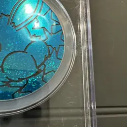 2025 Pokemon Coins Generation IX Glaceon Prismatic Evolutions Mini tin CGC 9 - Image 3