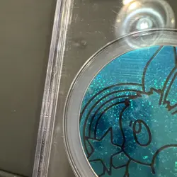 2025 Pokemon Coins Generation IX Glaceon Prismatic Evolutions Mini tin CGC 9 - Image 4