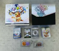 Pokemon TCG Prismatic Evolutions Elite Trainer Box Opened Booster Packs No Promo - Image 1