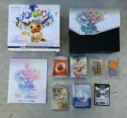 Pokemon TCG Prismatic Evolutions Elite Trainer Box 100% CIB Opened Booster Packs - Image 1