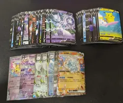 140 lot pokemon Chinese RR Pikachu Reshiram Gyarados Mewtwo - 12 MM TB21 - Image 1