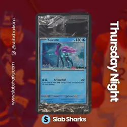 2025 POKEMON PHANTASMAL FLAMES #026/094 SUICUNE PROMO HOLO EB GAMES SEALED - Image 1