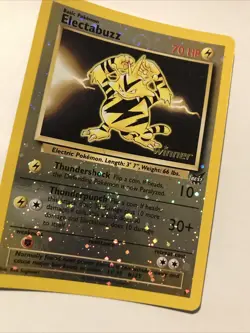 Pokemon TCG Electabuzz 001/009 Best of Promos Reverse Holo 2002 Winner Stamp - Image 2