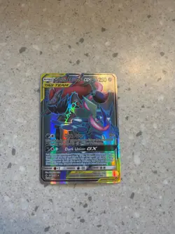 Pokemon Greninja & Zoroark GX Ultra Rare Full Art Unbroken Bonds - Image 1