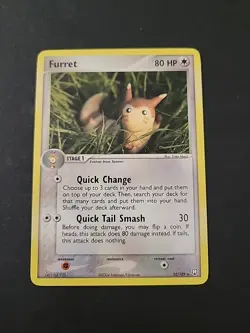 NM Furret 22/109 Team Rocket Returns Regular Rare 2004 Pokemon TCG - Image 1