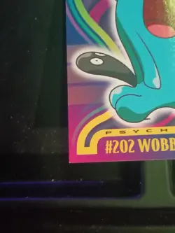 ENGLISH 2001 Topps Pokemon Topps Johto Series 3 Non-holo #202 Wobbuffet - Image 2