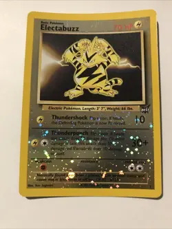 Pokemon TCG Electabuzz 001/009 Best of Promos Reverse Holo 2002 - Image 1