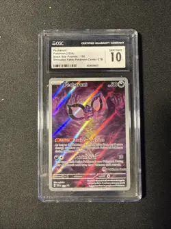 Pecharunt SVP129 Pokemon Center Stamped Shrouded Fable Promo CGC 10 PSA Gem Mint - Image 1
