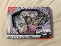 POKEMON TCG: HOUNDSTONE EX COLLECTION BOX 4 BOOSTER PACKS *BRAND NEW - SEALED" - Image 1