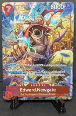 Edward Newgate Alt Art SR ST15-002 One Piece TCG PRB-02 NM - Image 1