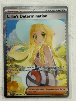 Pokemon TCG Lillie’s Determination Special Illustration Rare 184/132 - NM/M - Image 1