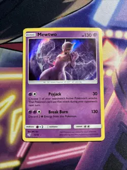 Mewtwo - 12/18 - Holo Rare Detective Pikachu Promo Set - Pokemon TCG - LP+ - Image 1