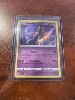 Mewtwo - 12/18 - Holo Rare Detective Pikachu Promo Set - Pokemon Card - LP - Image 1