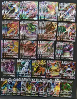 67 Lot pokemon TCG Simplified Chinese Card VMAX Rayquaza Eevee XL92 - Image 1