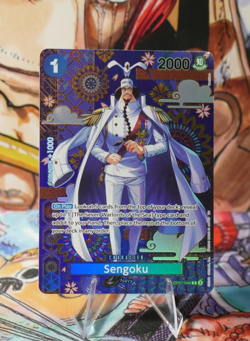Sengoku SP OP07-046 The Azure Sea’s Seven One Piece Card Game English (OP-14) - Image 1