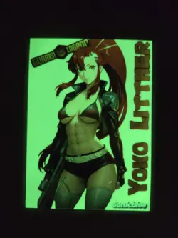 Yoko Littner Custom Glow In The Dark Waifu Card Fan Art 5 - Image 2