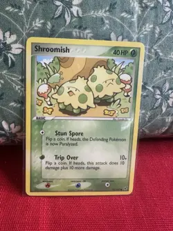 Pokemon Card Shroomish 72/107 EX Deoxys Common LP - Image 1