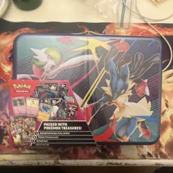 Pokemon 2025 Fall Mega Collector Chest Tin Box - 6 Packs & 3 Foil Cards - Image 1
