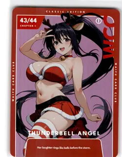 Otaku Box Limited Edition Club Collectible Card 43/44 Thunderbell Angel - Image 1