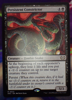 Persistent Constrictor Commander: Duskmourn: House of Horror Regular - Image 1