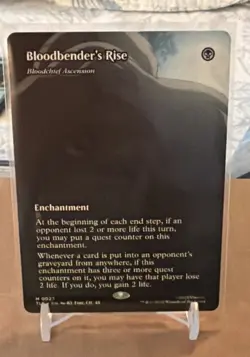 Mtg Bloodbenders Rise Borderless Avatar The Last Airbender - Image 1