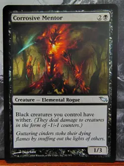 Corrosive Mentor - Mtg Shadowmoor - Regular - Lightly Played - Image 1