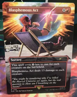 Blasphemous Act (1756) (Rainbow Foil) Secret Lair Drop Foil - Image 1