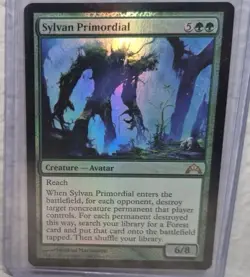 MTG Magic the Gathering Sylvan Primordial (136/257) Gatecrash LP FOIL - Image 1