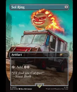 MTG x Secret Lair x Twisted Metal: Sol Ring EXCLUSIVE IN HAND FAST SHIP - Image 1