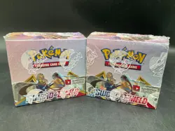 Lot of (2) Pokemon Sword and Shield Base Booster Boxes - Image 1
