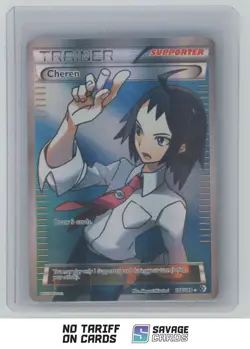 2012 Pokemon Black & White Boundaries Crossed Ful Art Cheren #148/149 - Image 1