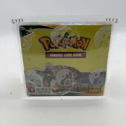 Pokemon TCG SWSH Evolving Skies Booster Box Sealed w/ Acrylic Case - Image 1