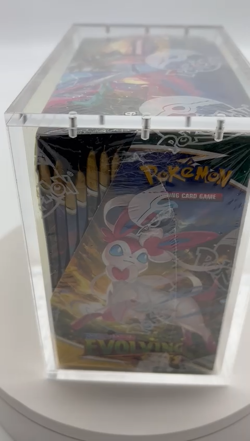 Pokemon TCG SWSH Evolving Skies Booster Box Sealed w/ Acrylic Case - Image 2