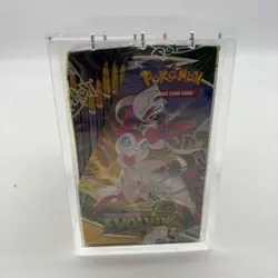 Pokemon TCG SWSH Evolving Skies Booster Box Sealed w/ Acrylic Case - Image 4