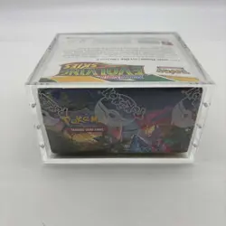 Pokemon TCG SWSH Evolving Skies Booster Box Sealed w/ Acrylic Case - Image 5