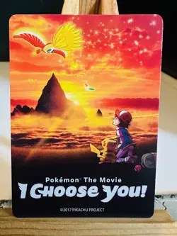 Pokemon The Movie I Choose You! Insert [NM] (2017) - Pokemon Card Insert - Image 1