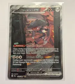 Pokemon Genesect EX TCG Card 169/086 Sir Black Bolt English Edition - Image 1