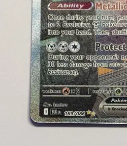 Pokemon Genesect EX TCG Card 169/086 Sir Black Bolt English Edition - Image 5